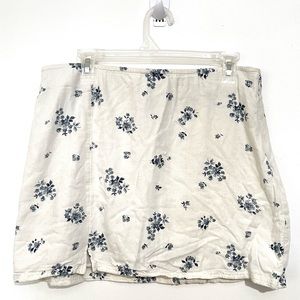 American Eagle Linen Mini Skirt